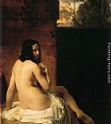 Francesco Hayez Famous Paintings - Susanna al bagno
